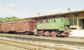 Parowóz TKh49 5564 na stacji Toruń, 24.08.1992. Fot. J. Szeliga....